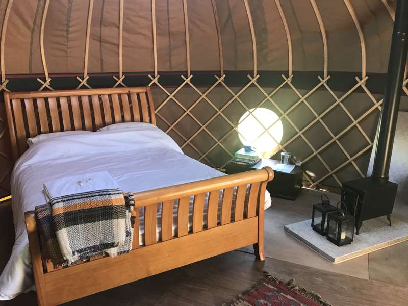 Ash Yurt - 16ft, with outdoor kitchen