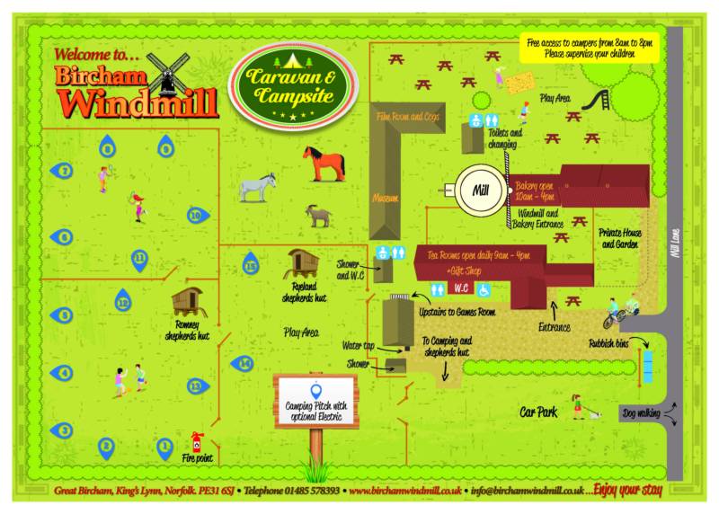 Grass Pitch with optional electric hook up.