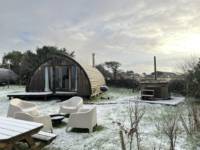 Demelza 1 Bedroom Glamping Pod with Hot Tub