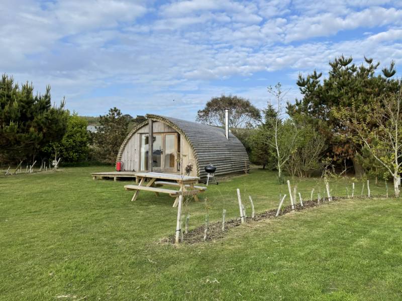 Demelza 1 Bedroom Glamping Pod with Hot Tub