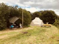 The Lily Pad -Emperor Bell Tent next to lake