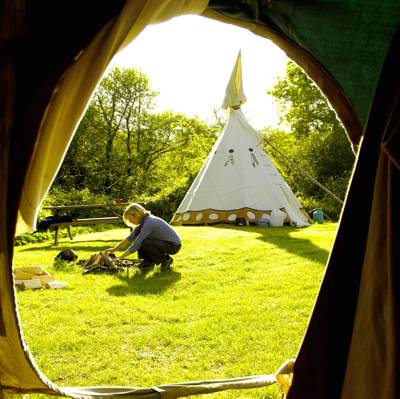 Cornish Tipi Holidays & Camping Tregildrans Quarry, Trelill, St Kew, Cornwall PL30 3HZ