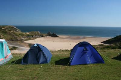 Oxwich Camping Campsites In Oxwich Gower Wales