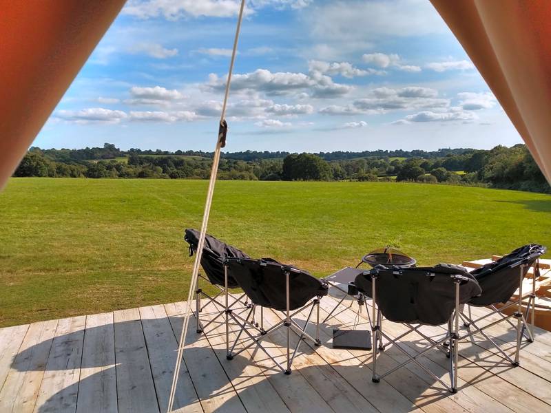 East Sussex eco glamping with hot tubs