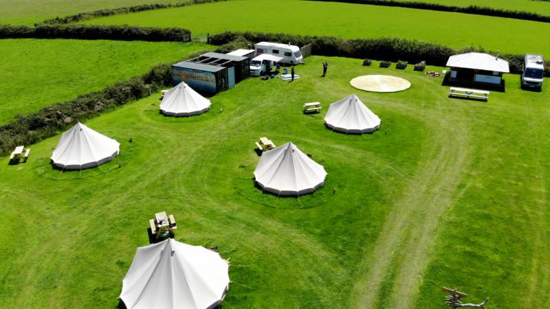 Pre-pitched Bell Tent No.6