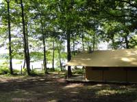 The Classic V Wood & Canvas Tent