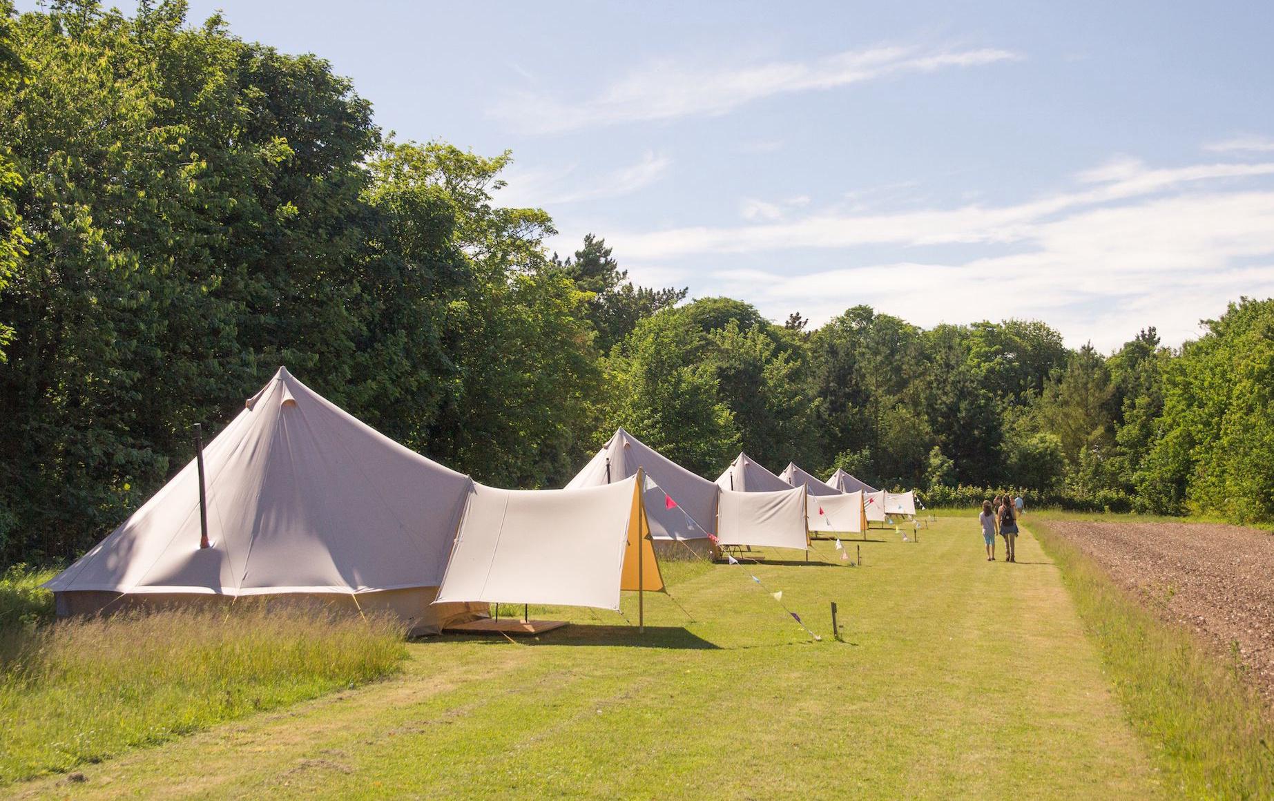 Bell tent glamping in Norfolk | Bell tent holidays in Norfolk, UK