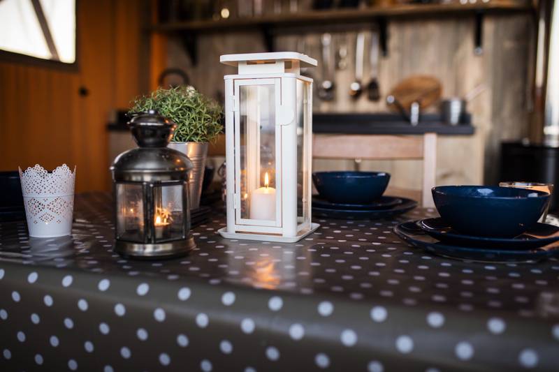 Family-friendly safari tent