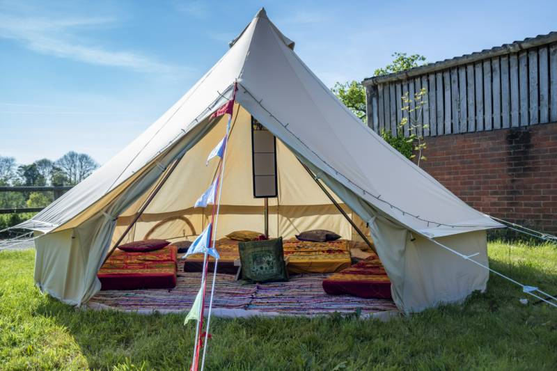 Bell Tent with shared facilities