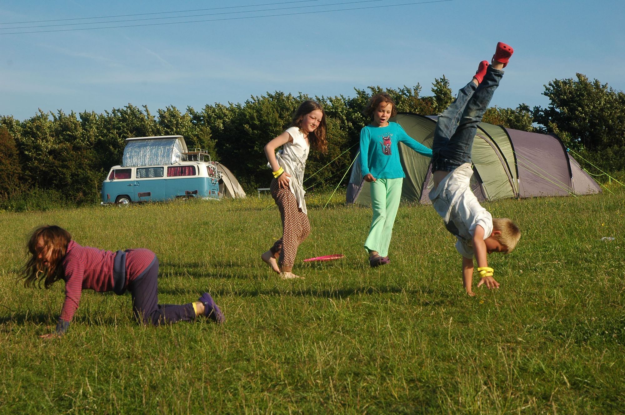 Family-friendly campsites in Cornwall