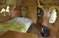 Treehouse glamping in a Normandy woodland