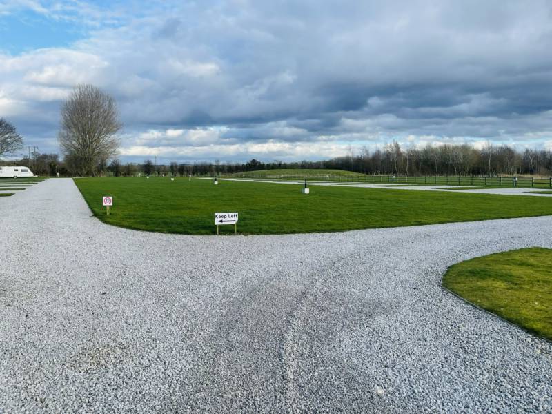 Pitch 17 Grass Pitch for a tent with EHU