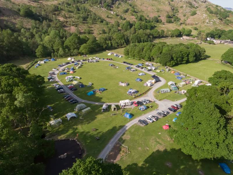 Extra Large tent grass pitch (6 X 6 m)