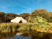 The Lily Pad -Emperor Bell Tent next to lake