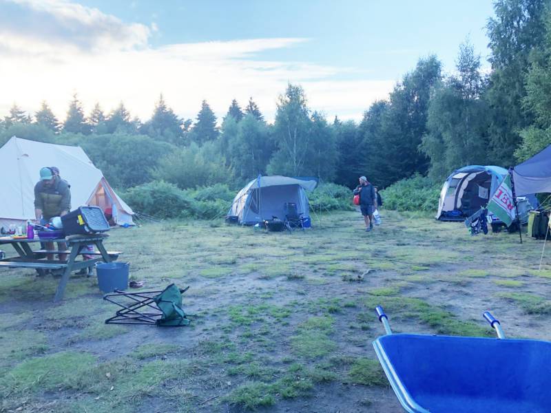 Group Forest Tent Pitch