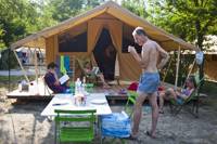 The Classic IV Wood & Canvas Tent