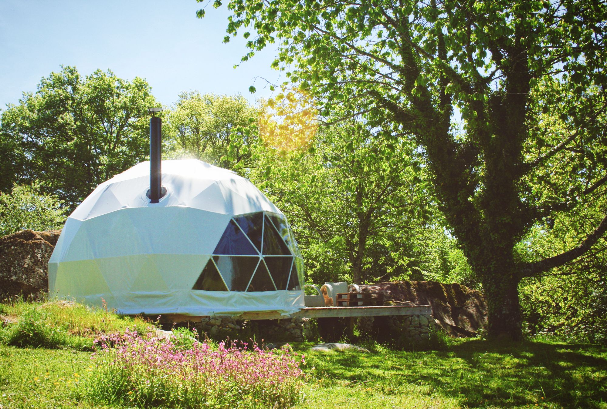 Glamping in Limousin holidays at Glampingly