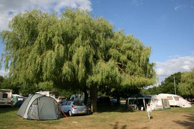 Unusually for a campsite, this one is run by a local council and actually sits within the grounds of the town’s park.