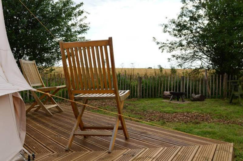 Val Bell Tent Glamping Pitch (unfurnished)