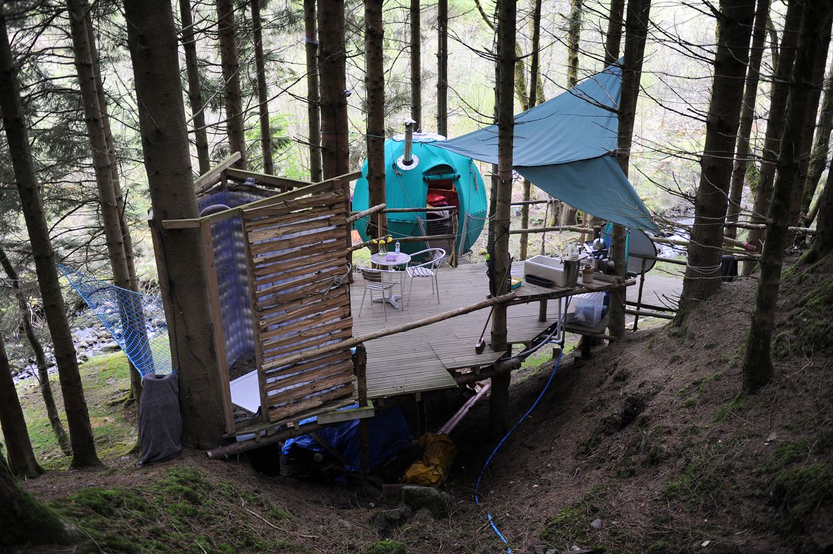 Glamping in Mid Wales holidays at Cool Places