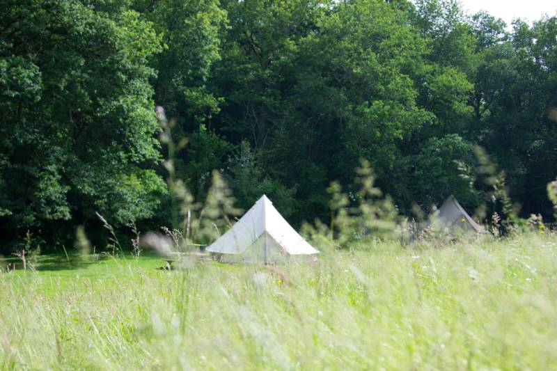 Luna Bell Tent 6m double bed grassland
