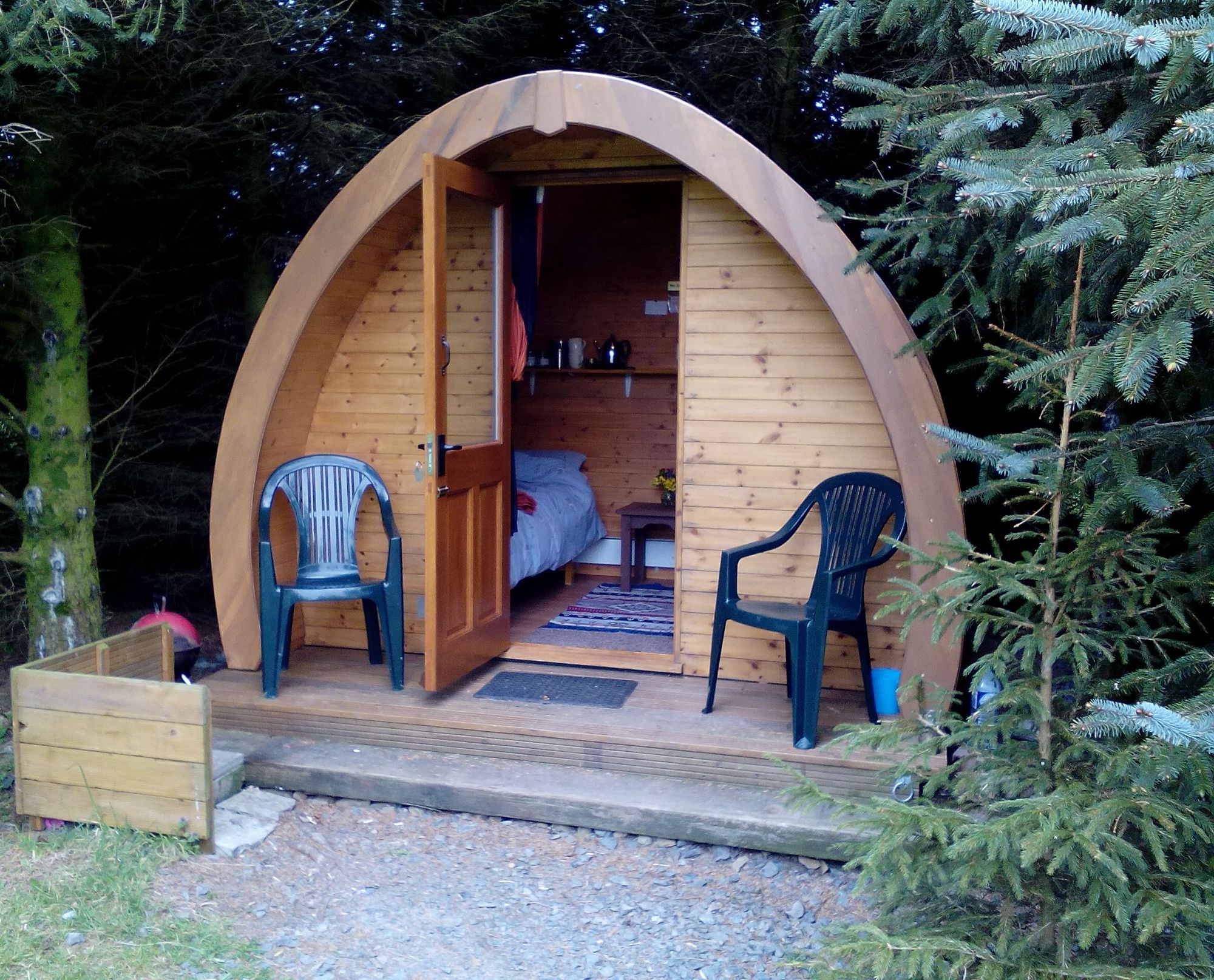 Cosy Camping Pod 5 at North Rhinns Camping Cool Camping (1207)