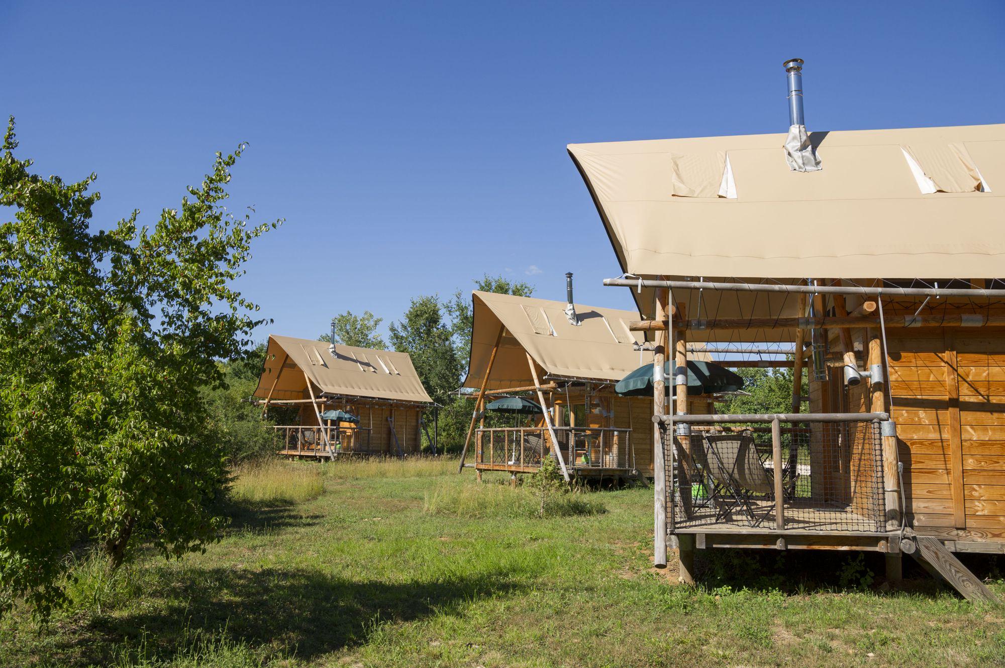 Glamping in Ardèche, France