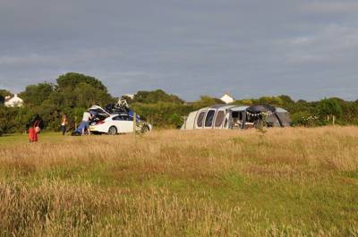Grass pitch without electric