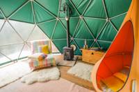 Ash – Stylish eco-friendly geo-domes with gorgeous Welsh woodland views