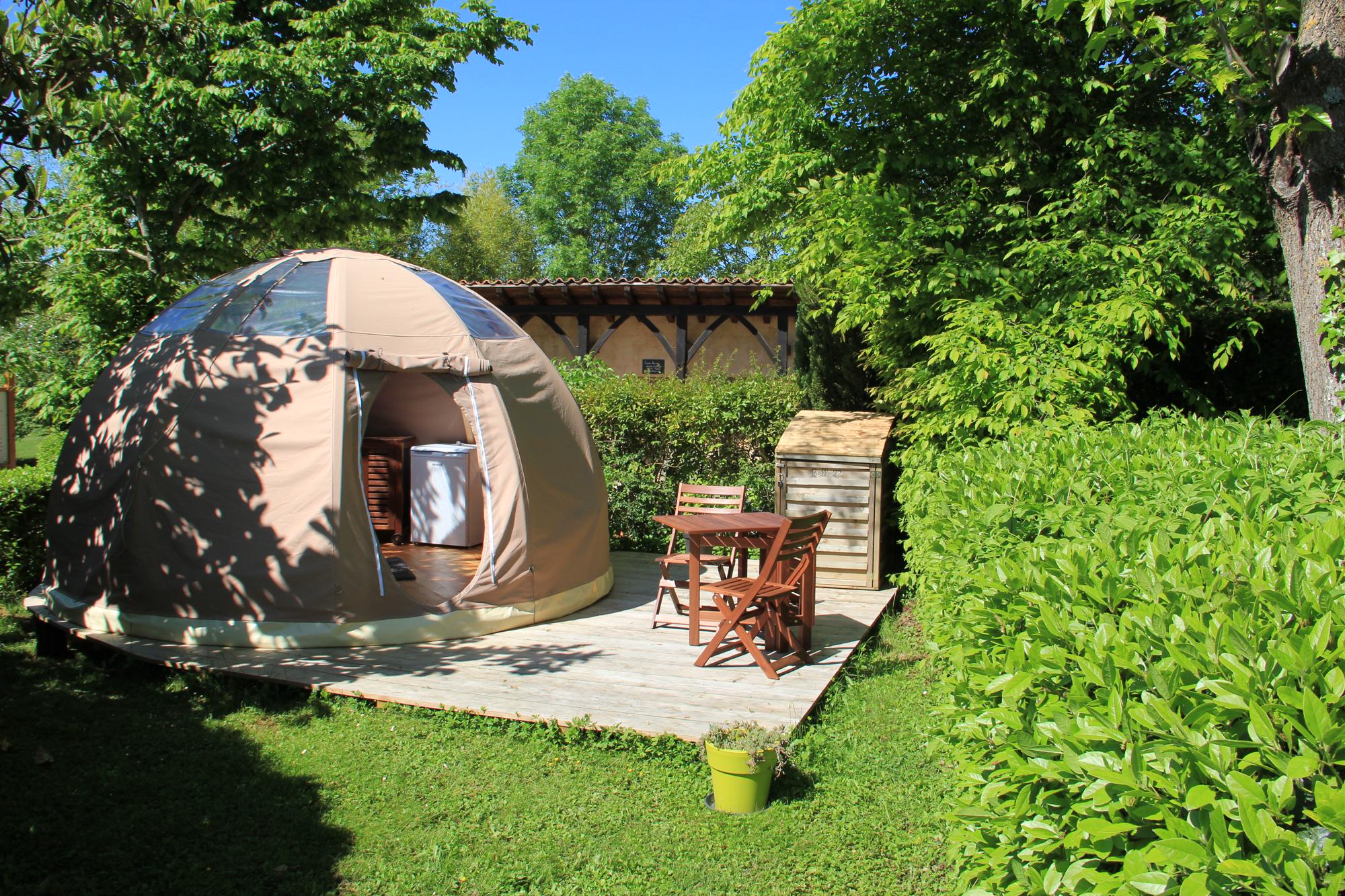 Pyrénées Wigwam with views of the stars 0 at Camping Pré Fixe ...