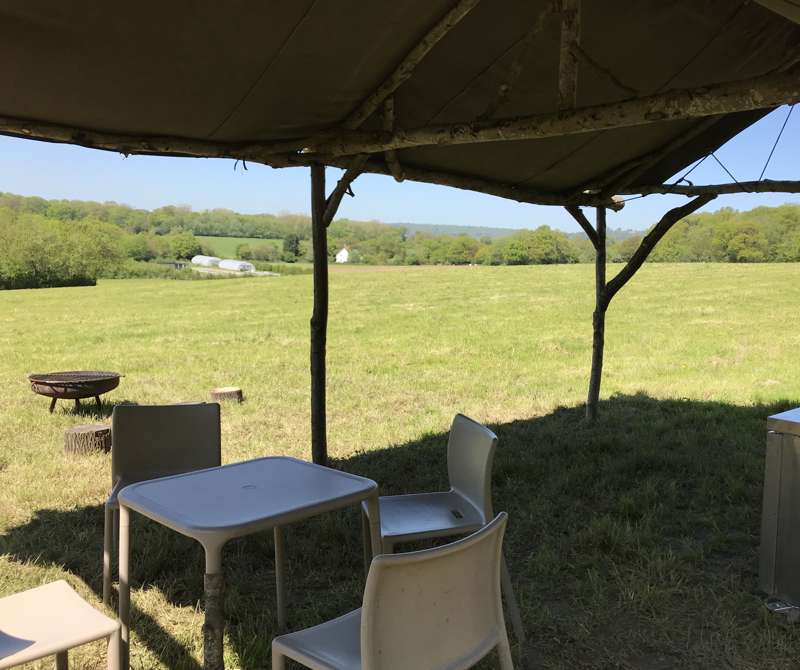 Ash Yurt - 16ft, with outdoor kitchen