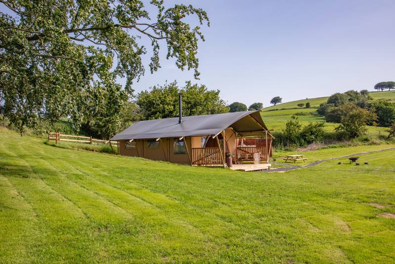 Family-friendly safari tent 