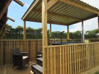 Safari tent close to some of Wales' best beaches