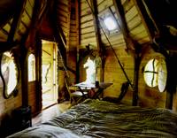 Treehouse glamping in a Normandy woodland