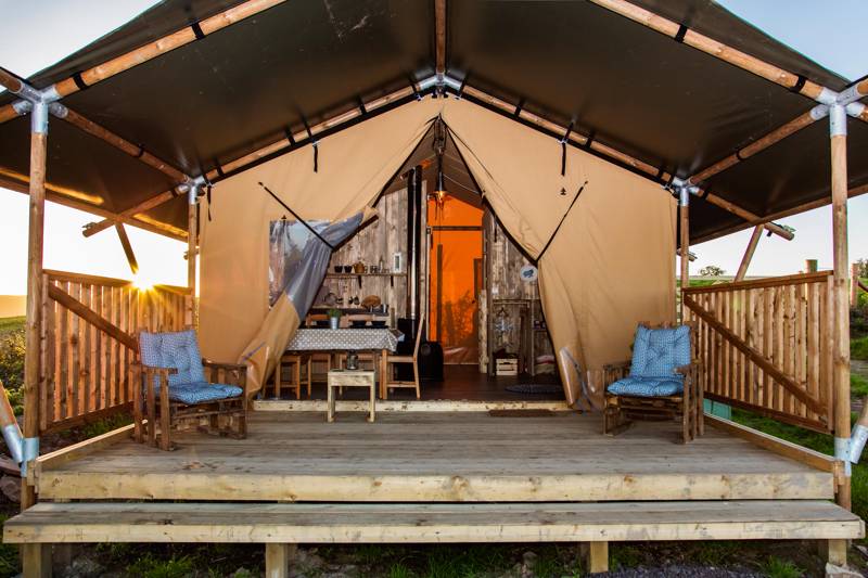Family-friendly safari tent