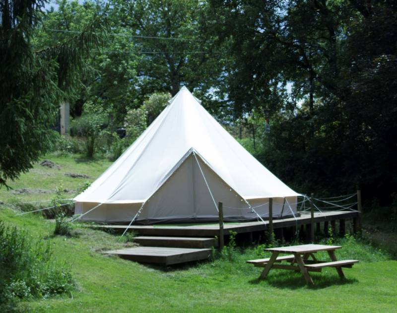 Luna Bell Tent 6m double bed grassland