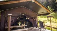Canvas Lodge With Farmhouse Shower - sleeps 6