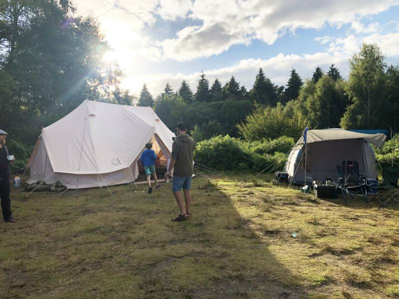 Group Forest Tent Pitch