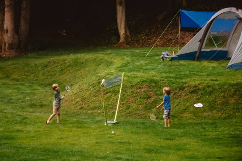 The Dell - family grass pitch
