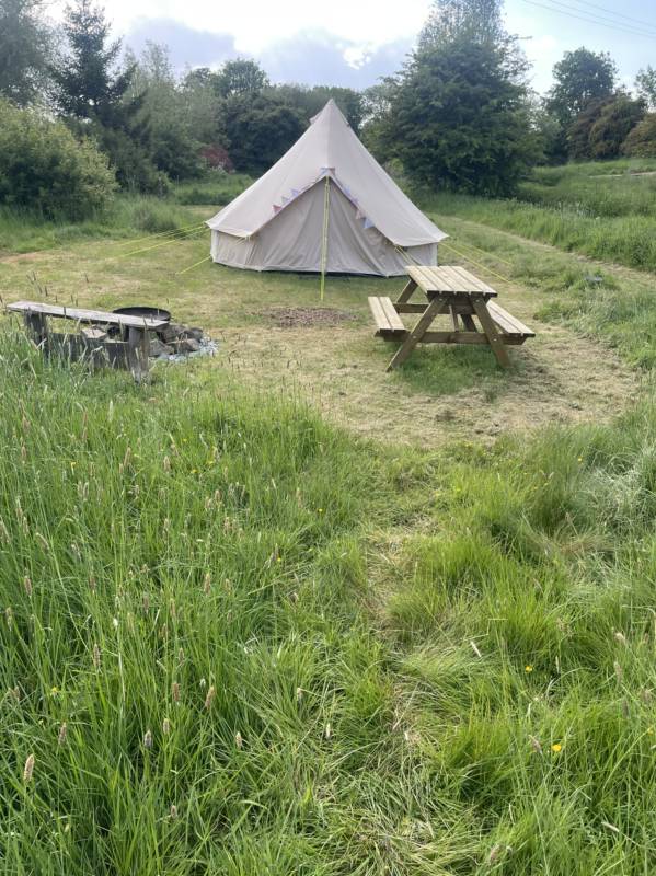 Bell Tent 4m - Charlie (unfurnished)