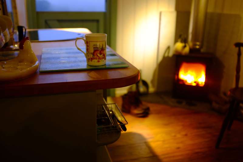 Shepherds Hut with hot tub