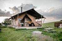 Family-friendly safari tent