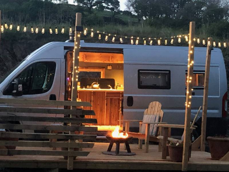 Premium campervan pitch