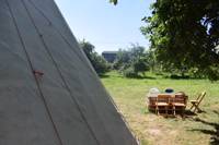 Secluded tipi in the Wye Valley
