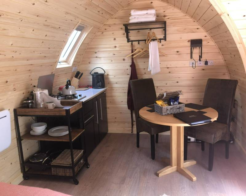 Pod 1 with Twin Beds - sleeps 2