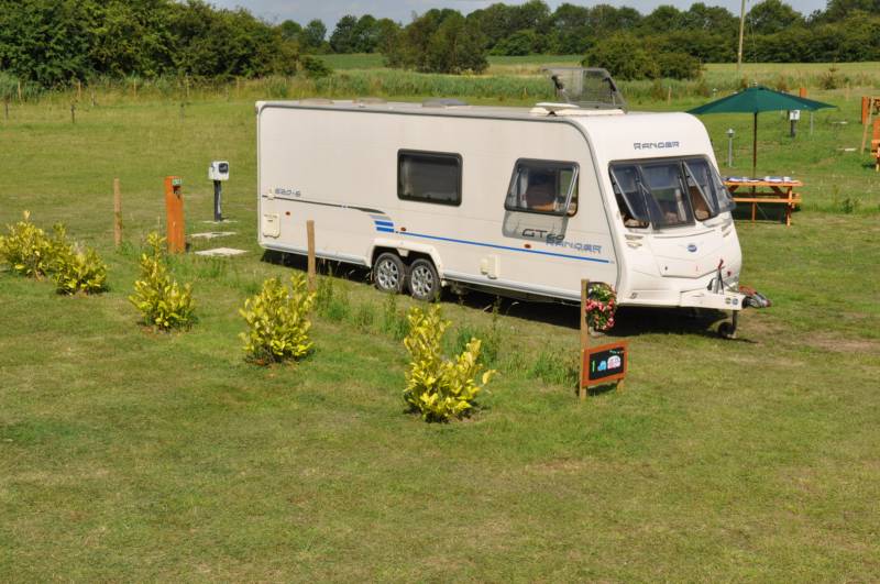 11mx11m grass pitch fully serviced+ EHU meter