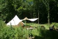 Very private Bell Tent hidden away in one of the Sussex High Weald's loveliest rural retreats.
