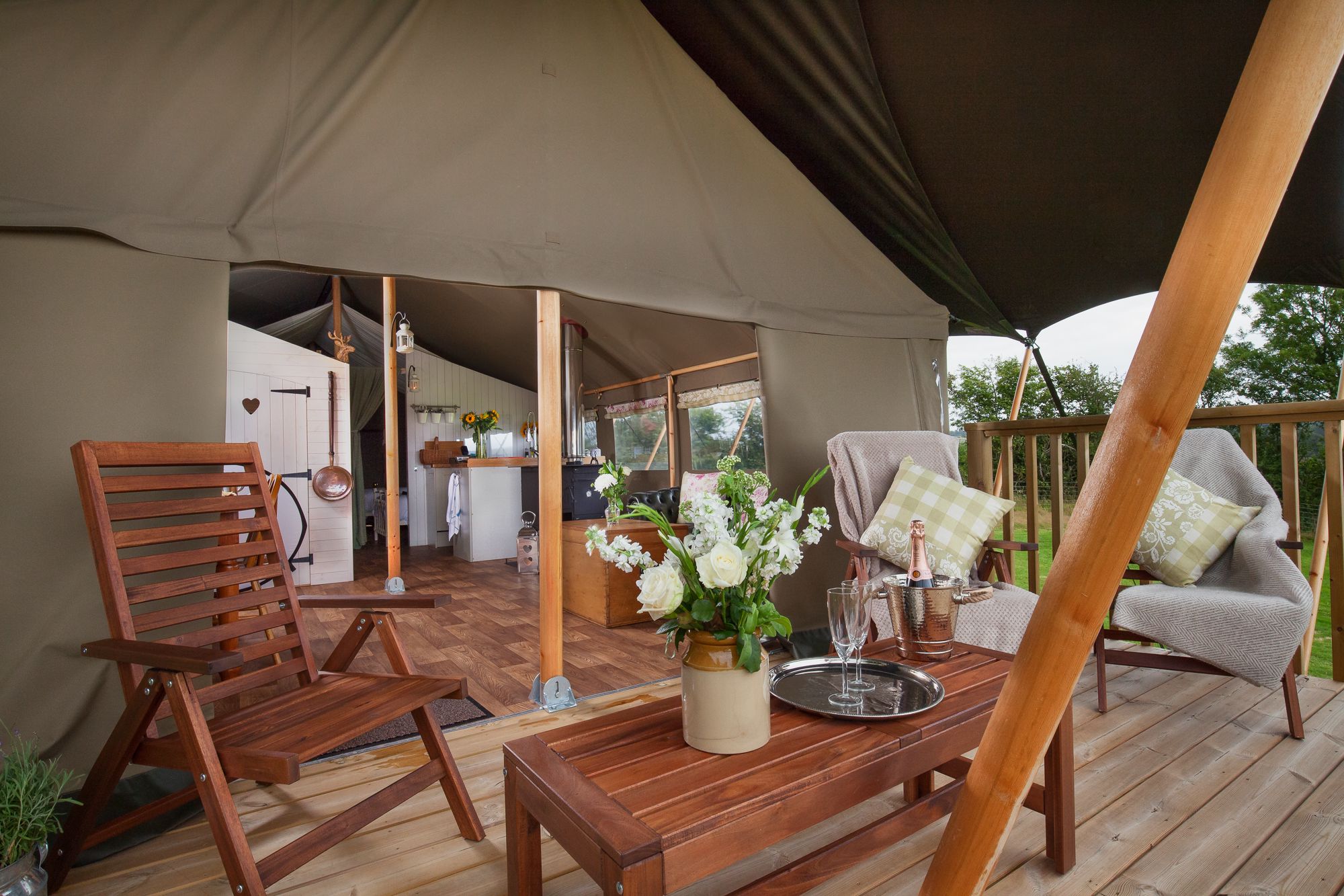 Glamping in Axminster holidays at Cool Places