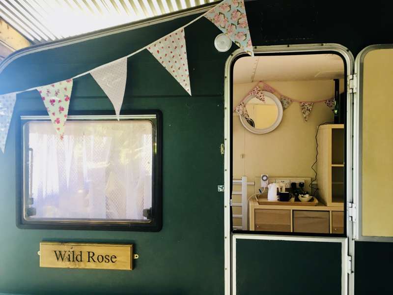 Wild Rose Vintage Caravan
