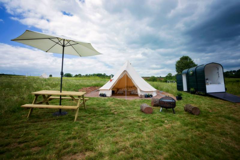 Rockfield Glamping Pendragon, Rockfield, Monmouth, Monmouthshire NP25 5QE